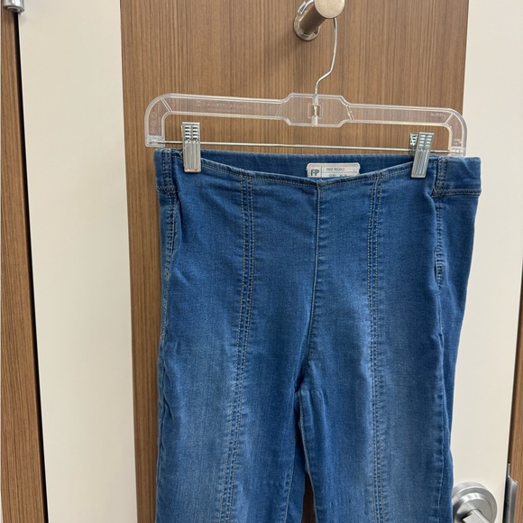Free People Blue Stretchy Women's Jeggings - Picture 2 of 7